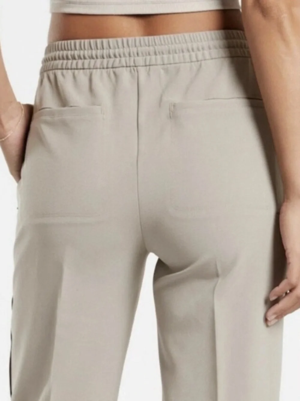 ATHLETA Endeavor Jogger Pant Buff Grey Size 12 - Picture 3 of 14